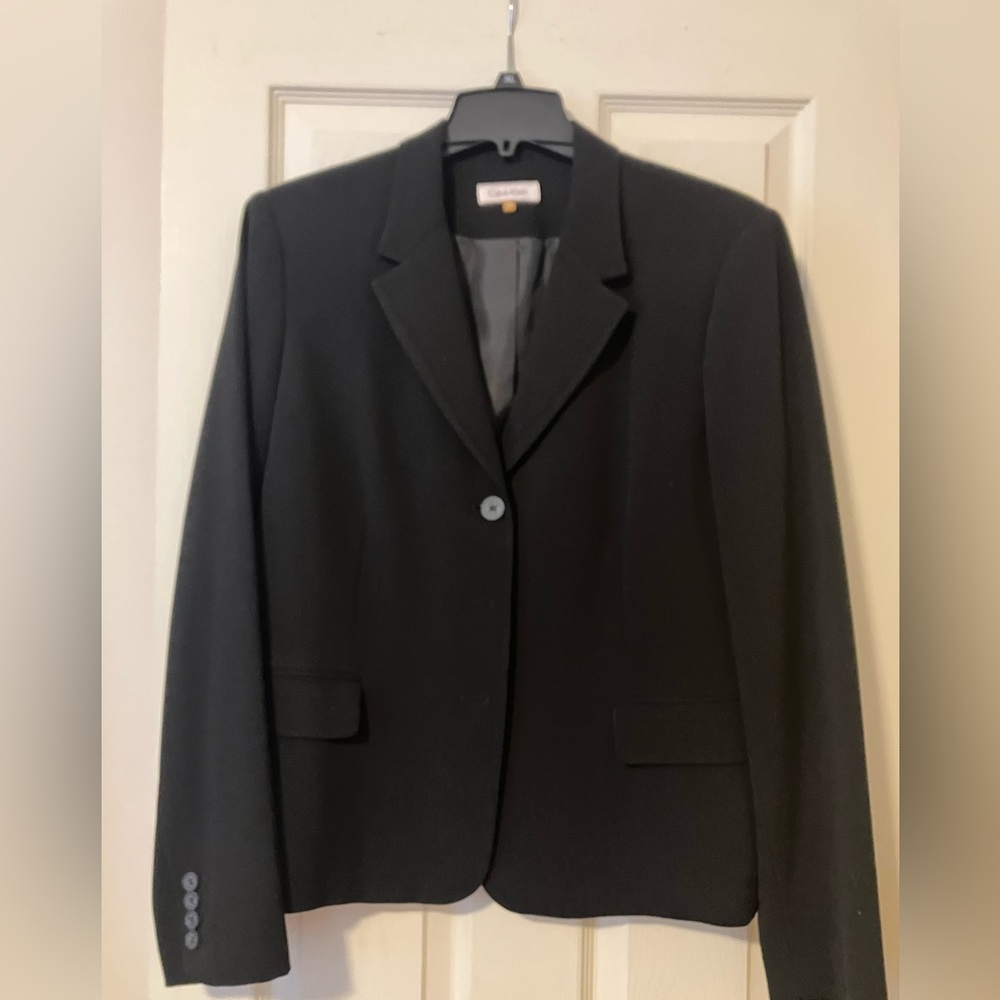 Calvin Klein Black Women's Blazer, size 16